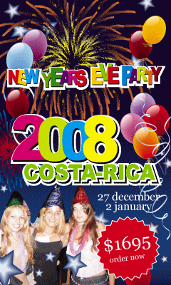 New Year Eve Party Costa Rica